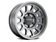 Method Race Wheels MR703 Bead Grip Gloss Titanium 6-Lug Wheel; 17x9; -12mm Offset (21-24 Bronco, Excluding Raptor)