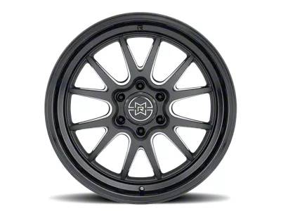 Method Race Wheels MR802 Double Black Milled 6-Lug Wheel; 22x9; 20mm Offset (21-25 Bronco, Excluding Raptor)