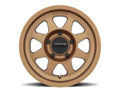 Method Race Wheels MR701 Bead Grip Bronze 5-Lug Wheel; 17x7.5; 30mm Offset (21-25 Bronco Sport)