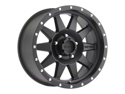 Method Race Wheels MR301 The Standard Matte Black Wheel; 17x9; -12mm Offset (05-10 Jeep Grand Cherokee WK, Excluding SRT8)