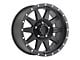 Method Race Wheels MR301 The Standard Matte Black Wheel; 17x9; -12mm Offset (05-10 Jeep Grand Cherokee WK, Excluding SRT8)