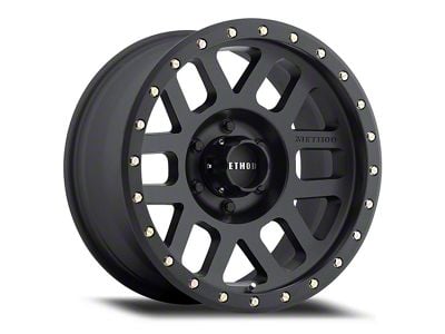 Method Race Wheels MR309 Grid Matte Black Wheel; 17x8.5; 0mm Offset (05-10 Jeep Grand Cherokee WK, Excluding SRT8)