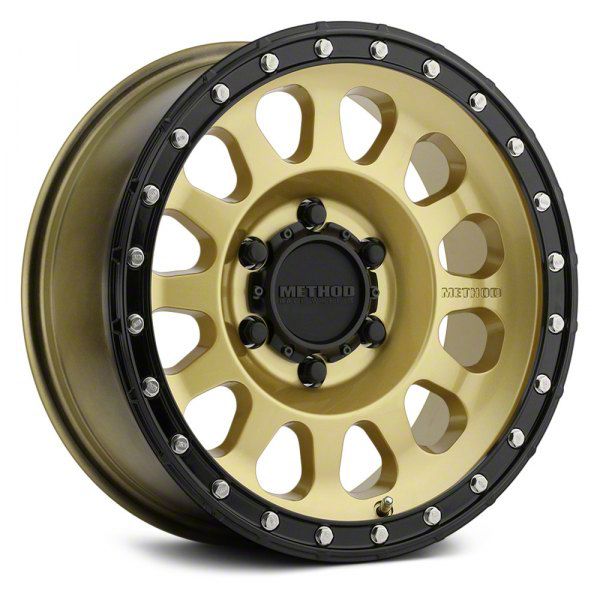 Method Race Wheels Jeep Grand Cherokee MR315 Gold with Black Lip Wheel ...