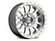 Method Race Wheels MR304 Double Standard Machined Wheel; 17x8.5; 0mm Offset (99-04 Jeep Grand Cherokee WJ)