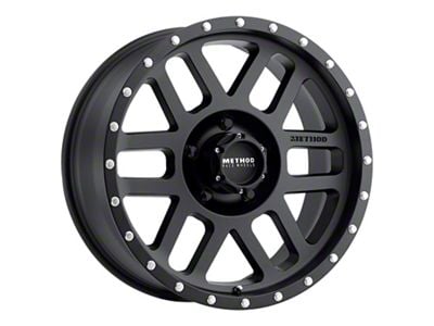 Method Race Wheels MR306 Mesh Matte Black Wheel; 18x9; -12mm Offset (11-21 Jeep Grand Cherokee WK2)