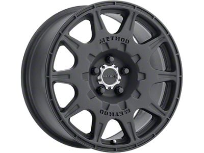 Method Race Wheels MR502 Rally Matte Black Wheel; 17x8; 38mm Offset (97-06 Jeep Wrangler TJ)