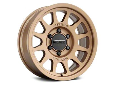 Method Race Wheels MR703 Bead Grip Bronze Wheel; 17x8.5; 25mm Offset (18-24 Jeep Wrangler JL)