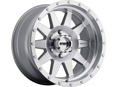 Method Race Wheels MR301 The Standard Machined 6-Lug Wheel; 20x9; 18mm Offset (17-24 Titan)