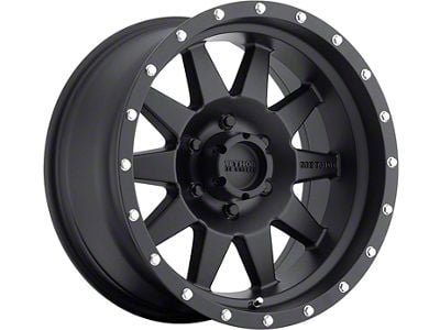 Method Race Wheels MR301 The Standard Matte Black 6-Lug Wheel; 18x9; -12mm Offset (17-24 Titan)