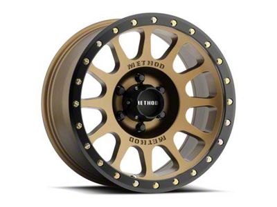 Method Race Wheels MR305 NV Bronze 6-Lug Wheel; 18x9; -12mm Offset (16-24 Titan XD)