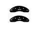 MGP Brake Caliper Covers with MGP Logo; Black; Front Only (05-11 Tacoma X-Runner)