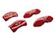 MGP Brake Caliper Covers with MGP Logo; Red; Front and Rear (07-21 Tundra)