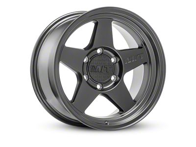 Mickey Thompson Open 5 Satin Black 6-Lug Wheel; 17x9; -12mm Offset (03-09 4Runner)