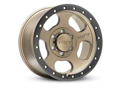 Mickey Thompson Canyon Pro Satin Bronze with Black Lip 6-Lug Wheel; 17x9; -12mm Offset (21-24 Bronco, Excluding Raptor)