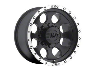 Mickey Thompson CLASSIC BAJA LOCK Matte Black Wheel; 17x9; -12mm Offset (99-04 Jeep Grand Cherokee WJ)