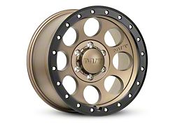 Mickey Thompson Classic Pro Satin Bronze with Black Lip Wheel; 17x9; -12mm Offset (07-18 Jeep Wrangler JK)