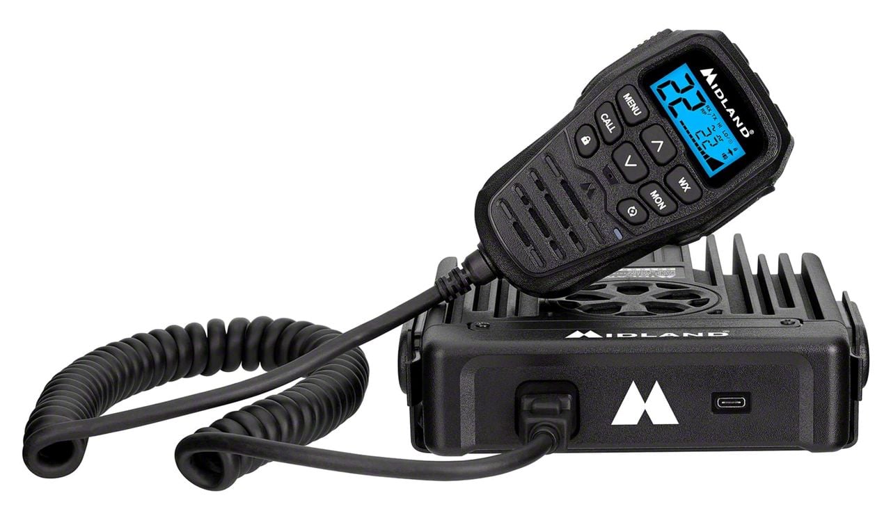 Midland Radio Bronco MicroMobile GMRS Two-Way Radio with Integrated ...