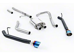 Milltek Dual Exhaust System with Burnt Titanium Tips; Rear Exit (20-24 3.6L Jeep Gladiator JT)