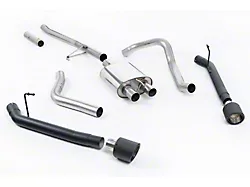 Milltek Dual Exhaust System with Carbon Fiber Tips; Rear Exit (20-25 3.6L Jeep Gladiator JT)