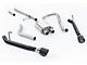 Milltek Dual Exhaust System with Carbon Fiber Tips; Rear Exit (20-24 3.6L Jeep Gladiator JT)