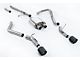 Milltek Dual Exhaust System with Carbon Fiber Tips; Side Exit (20-24 3.6L Jeep Gladiator JT)