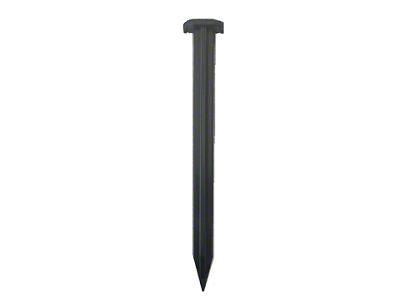 Milspec Plastics Nylon Stakes; Black; 4-Pack