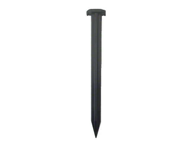 Milspec Plastics Nylon Stakes; Black; 100-Pack