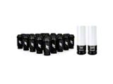 Mishimoto Black Locking Lug Nut Kit; M12 x 1.5; Set of 27 (21-24 Bronco, Excluding Raptor)