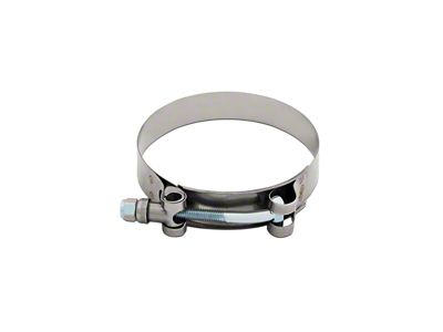 Mishimoto T-Bolt Clamp; Stainless Steel; 3.62 to 3.93-Inch (Universal; Some Adaptation May Be Required)