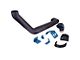 Borne Off-Road Snorkel with Micro-Wrinkle Blue Brackets (18-24 2.0L or 3.6L Jeep Wrangler JL)