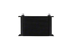 Mishimoto Universal 25-Row Oil Cooler; Black (Universal; Some Adaptation May Be Required)