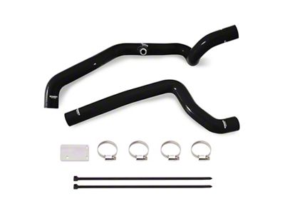 Mishimoto Silicone Radiator Hose Kit; Black (18-24 2.0L Jeep Wrangler JL)