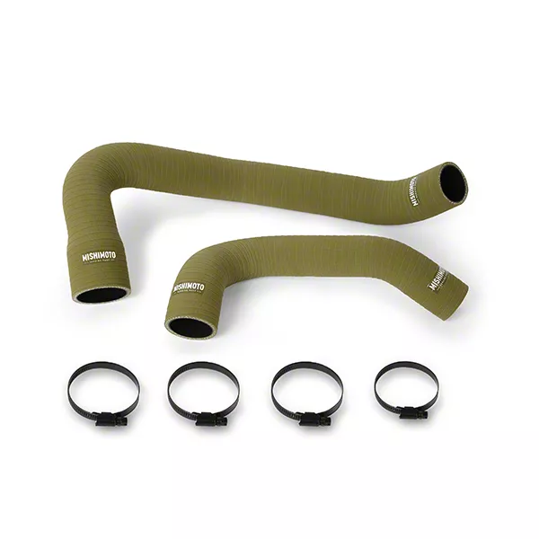 Mishimoto Jeep Wrangler Silicone Radiator Hose Kit Olive Drab Mmhose Wr6 97od 97 06 40l Jeep 8882