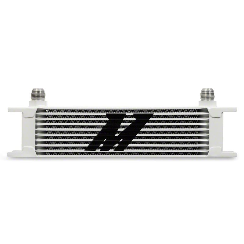 Mishimoto Tacoma Universal Row Oil Cooler White Mmoc Wt