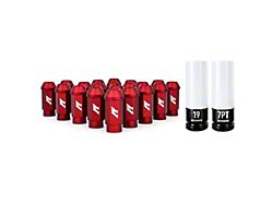 Mishimoto Red Locking Lug Nut Kit; 1/2-Inch x 20; Set of 20 (05-15 2WD Tacoma, Excluding Pre Runner)