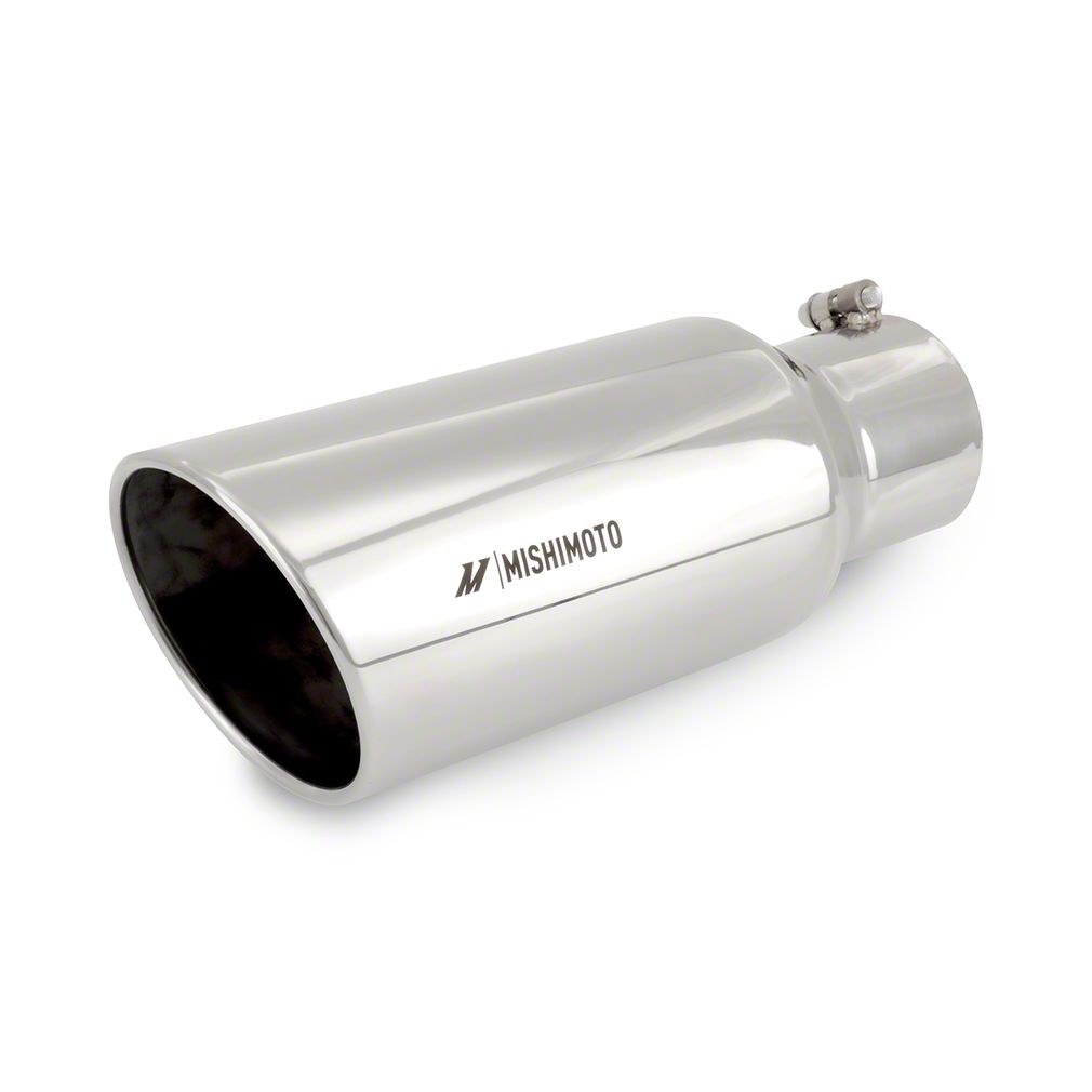 Mishimoto Titan Exhaust Tip; 6-Inch; Polished MMEXH-TIP-DSL46 (Fits 4 ...