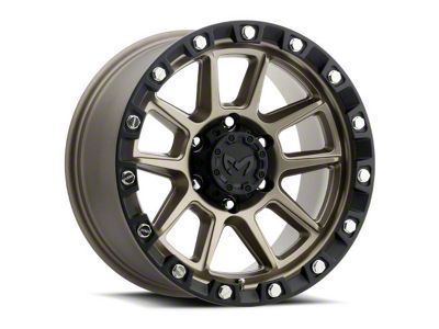 MKW Offroad M205 Matte Bronze 6-Lug Wheel; 18x9; -12mm Offset (04-15 Titan)