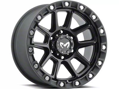 MKW Offroad M205 Satin Black 6-Lug Wheel; 20x9; -12mm Offset (04-15 Titan)