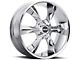 MKW Offroad M119 Chrome 6-Lug Wheel; 20x9; 30mm Offset (05-15 Tacoma)