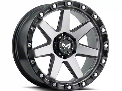 MKW Offroad M203 Matte Gray 6-Lug Wheel; 20x9; 1mm Offset (05-15 Tacoma)