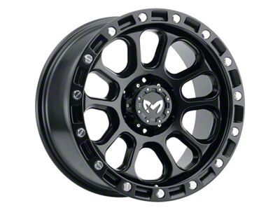 MKW Offroad M204 Satin Black 6-Lug Wheel; 18x9; -12mm Offset (05-15 Tacoma)