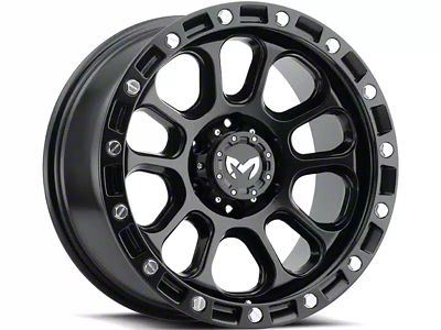 MKW Offroad M204 Satin Black 6-Lug Wheel; 20x9; 1mm Offset (05-15 Tacoma)