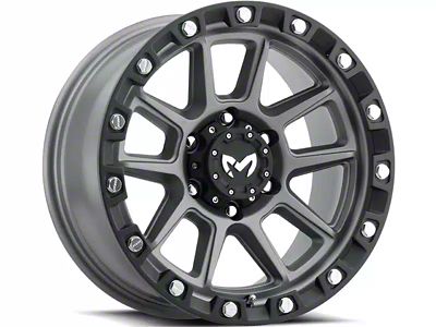 MKW Offroad M205 Matte Gray 6-Lug Wheel; 17x8.5; 0mm Offset (05-15 Tacoma)