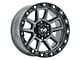 MKW Offroad M205 Matte Gray 6-Lug Wheel; 20x9; -12mm Offset (05-15 Tacoma)