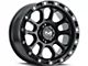 MKW Offroad M204 Satin Black 6-Lug Wheel; 17x9; 0mm Offset (10-24 4Runner)