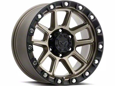 MKW Offroad M205 Matte Bronze 6-Lug Wheel; 17x8.5; 0mm Offset (10-24 4Runner)