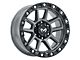 MKW Offroad M205 Matte Gray 6-Lug Wheel; 18x9; -12mm Offset (10-24 4Runner)