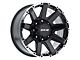 MKW Offroad M94 Satin Black Machined 6-Lug Wheel; 17x9; 10mm Offset (10-24 4Runner)