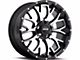 MKW Offroad M95 Satin Black Machined 6-Lug Wheel; 18x9; 10mm Offset (10-24 4Runner)