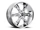 MKW Offroad M119 Chrome 6-Lug Wheel; 20x9; 18mm Offset (2024 Tacoma)